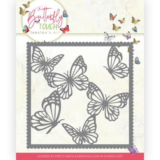 JAD10118 Stanzschablone Jeanines Art - Butterfly Touch - Butterfly Frame