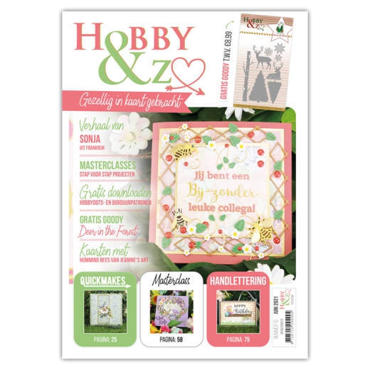 HENZO013 Hobby & Zo 13 Bastelheft mit Stanzschablone