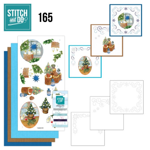 STDO165 Stitch & Do Set 165 JA Christmas Cottage