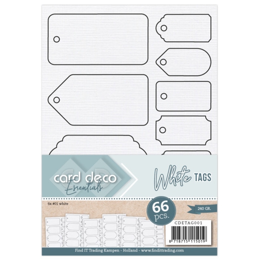 CDETAG001 White Tags (Weie Labels)