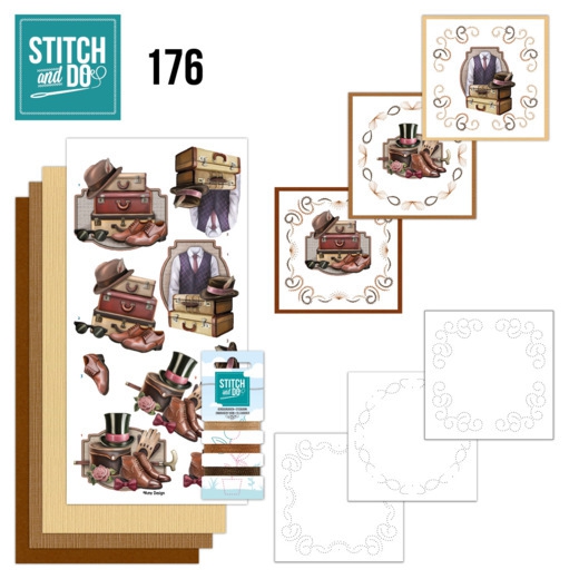 STDO176 Stitch & Do 176 AD Classische Mnner Collection