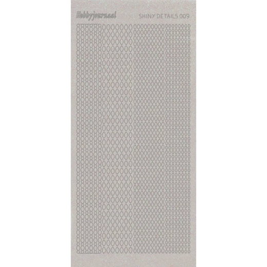 SDS009TZ Shiny Details Point Oval (Ovale Punkte) silber