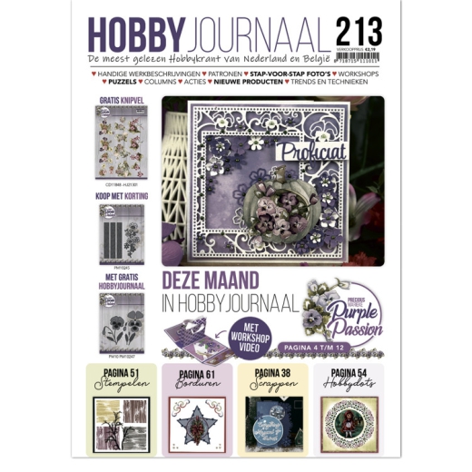 Hobbyjournal Nr. 213x mit Gratis 3D Bogen Die beliebte niederlndische Bastelzeitung