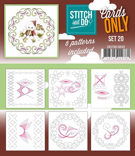 COSTDO10020 Stitch & Do Cards Only Set 20