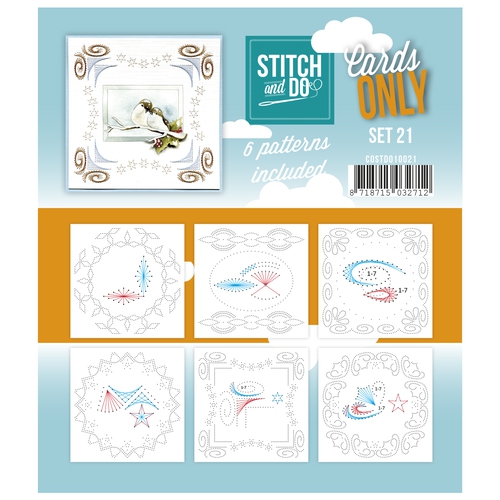 COSTDO10021 Stitch & Do Cards Only Set 21