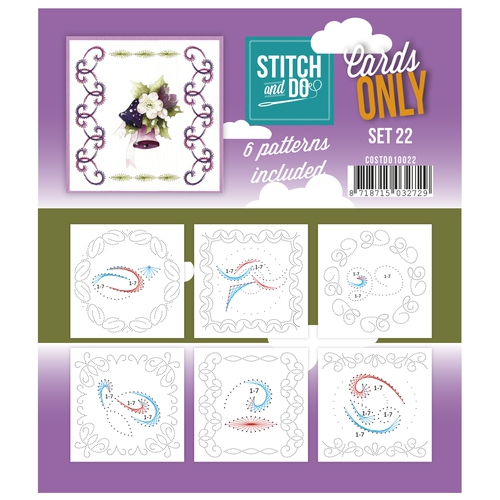 COSTDO10022 Stitch & Do Cards Only Set 22
