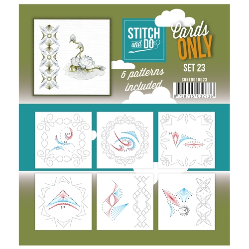 COSTDO10023 Stitch & Do Cards Only Set 23