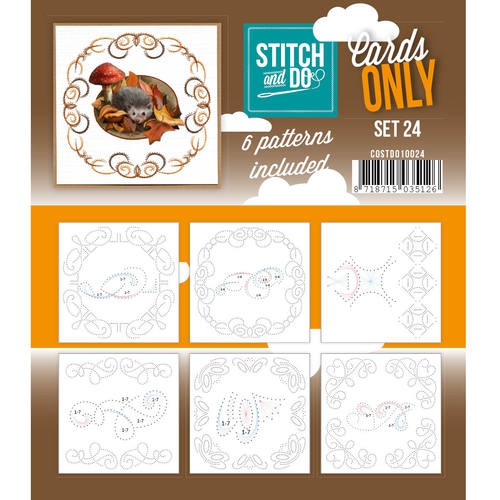 COSTDO10024 Stitch & Do Cards Only Set 24