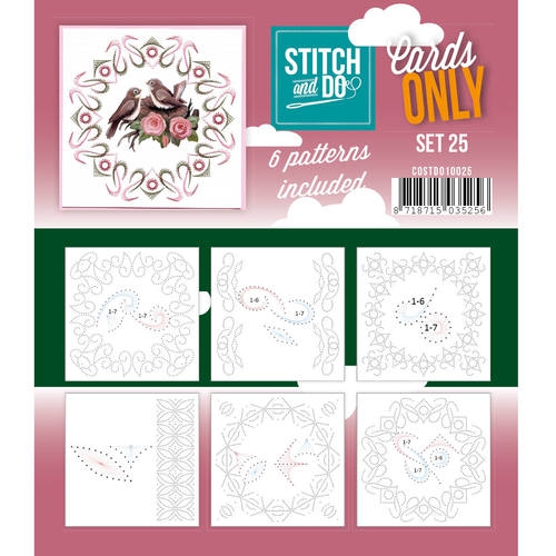 COSTDO10025 Stitch & Do Cards Only Set 25