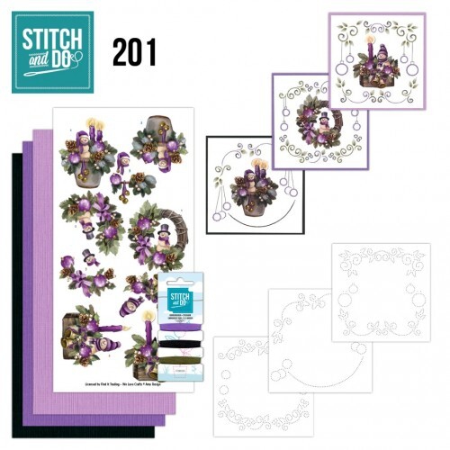 STDO201 Stitch & Do 201 AD Purple Christmas