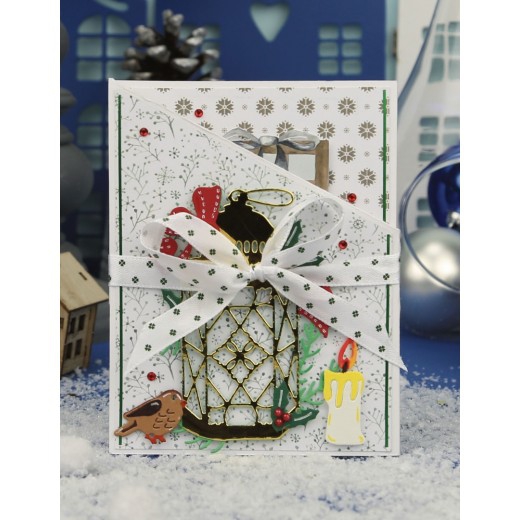 PM10260 PM Stanzschablone Christmas Blues Christmas Laterne