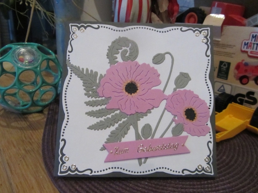 LR0818 MD Creatables/Stanzschablone Tinys Mohnblume Poppy