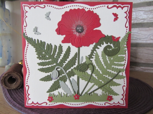 LR0818 MD Creatables/Stanzschablone Tinys Mohnblume Poppy