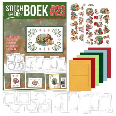 STDOBB023 Stitch & Do Buch 23 Christmas Pets
