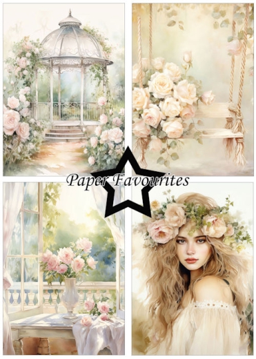 PFA118 Paperpack Shabby Chic Roses Angebot