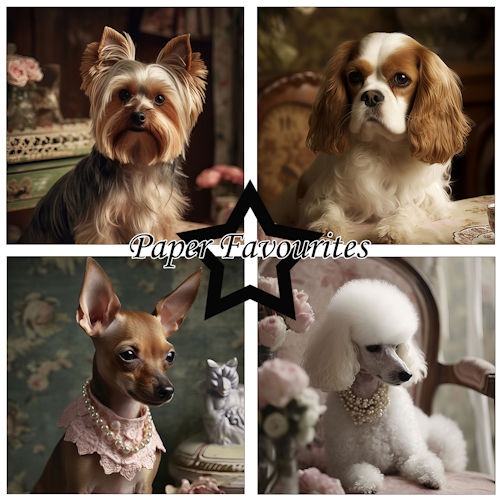 PF282 Papierpack Shabby Dogs