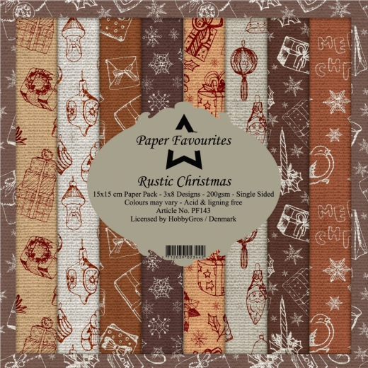 PF143 Papierpack Rustic Christmas