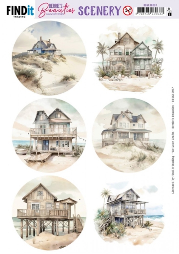 BBSC10037 Scenery Stanzbogen Berries Beauties Beach House Round