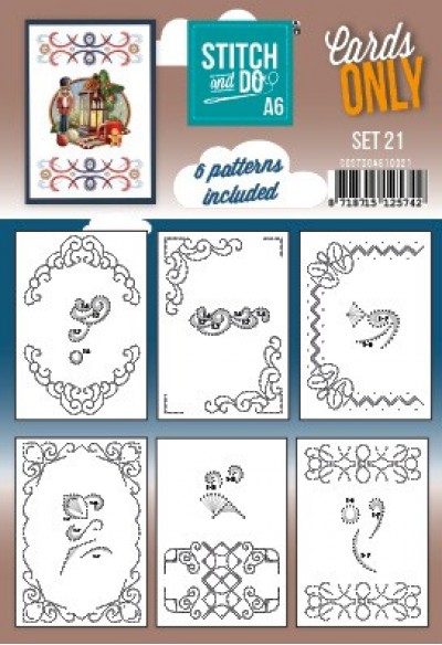 COSTDOA610021 Stitch & Do Cards Only A6 Set 21 COSTDOA610021 Stitch & Do Cards Only A6 Set 21