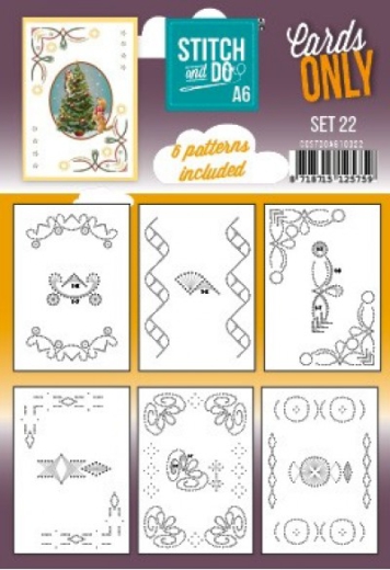 COSTDOA610022 Stitch & Do Cards Only A6 Set 22