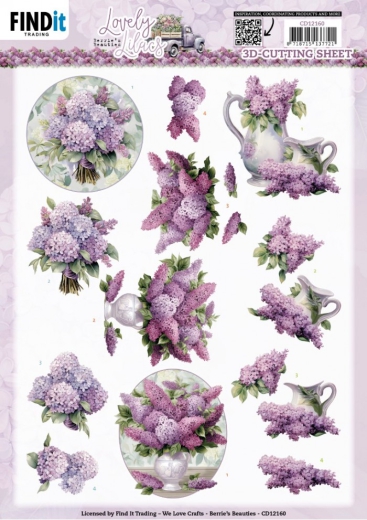 CD12160 Schneidebogen Berries Beauties Lovely Lilacs Bouquets