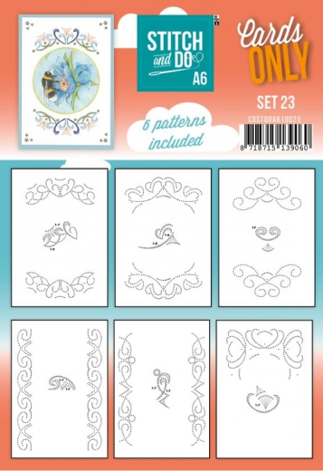 COSTDOA610023 Stitch & Do Cards Only A6 Set 23
