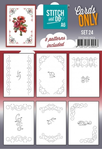 COSTDOA610024 Stitch & Do Cards Only A6 Set 24