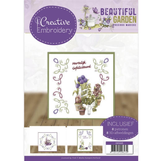 CB10025 Creative Embroidery Beautiful Garden