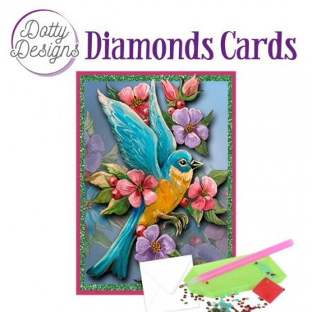 DDDC1129 Diamonds Cards Dotty Design Fliegender Vogel