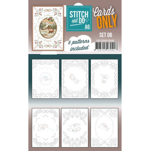 COSTDOA610006 Stitch & Do Cards Only A6 Set 06