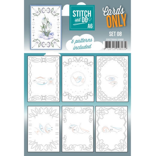 COSTDOA610008 Stitch & Do Cards Only A6 Set 08