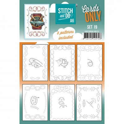 COSTDOA610019 Stitch & Do Cards Ony A6 Set 19