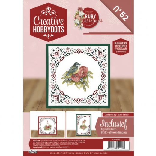 CH10052 Creative Hobbydots 52 Ruby Christmas