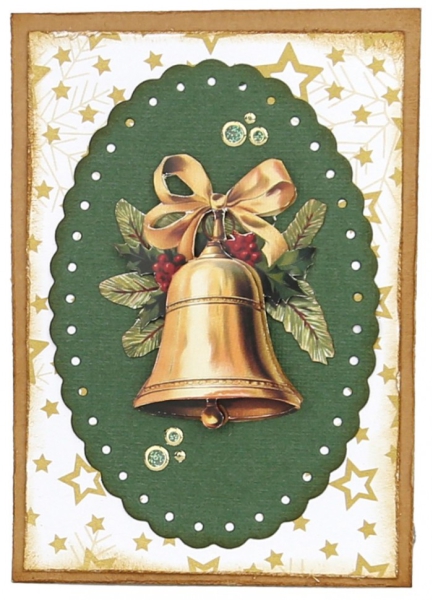 SB10956 Stanzbogen Berries Beauties Glowing Christmas Christmas Bell