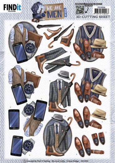 CD12256 AD Schneidebogen We are Men Clothes (Kleidung)