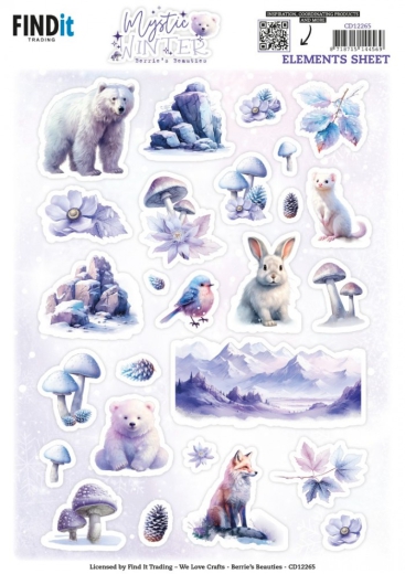 CD12265 Schneidebogen Berries Beauties Mystic Winter kleine Elemente