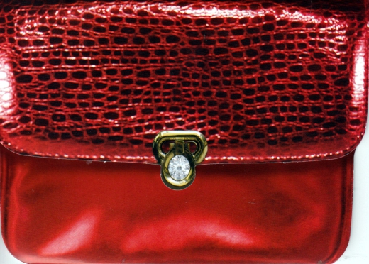 157r Doppelkarte Geldb�rse rot