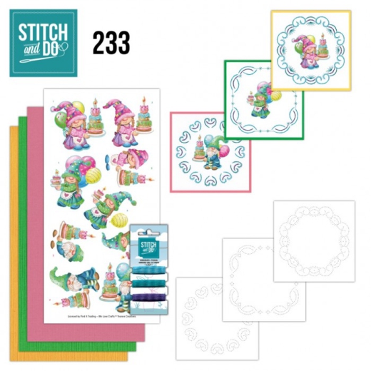 STDO233 Stitch & Do 233 YC Gnome Cake (Kuchen)