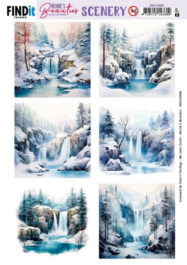 BBSC10080 BB Stanzbogen Wasserfall Square