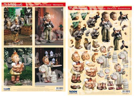 950117 Stanzbogen Set Hummel 950117