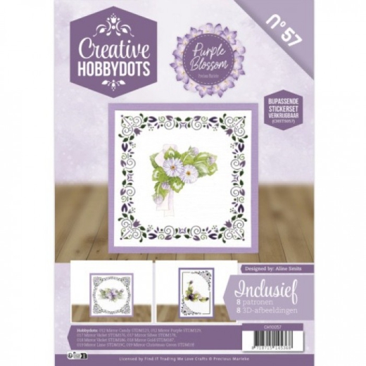 CH10057 Creative Hobbydots Purple Blossom