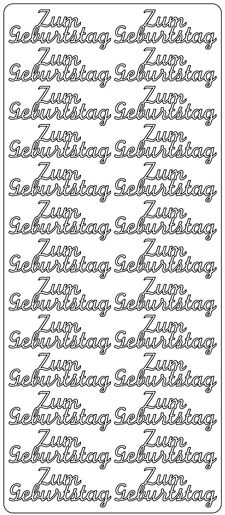 3634g Zum Geburtstag gold