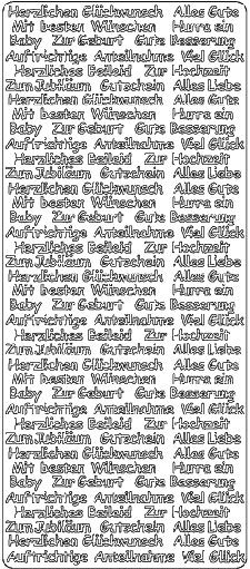 3724g Verschiedene Schriften gold