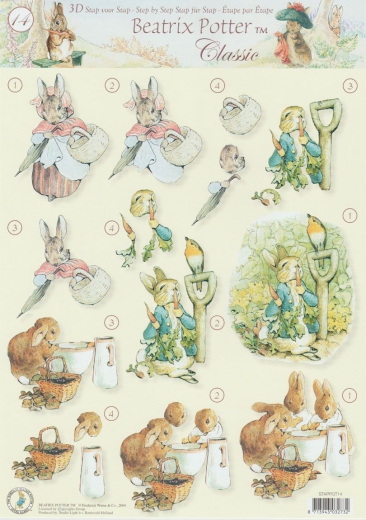 STAPPOT14 Beatrix Potter - Classic Hasen