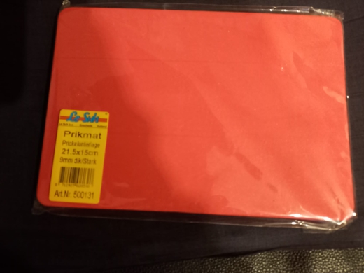 500131 Prickelmatte 21,5 x 15 cm  9mm dick