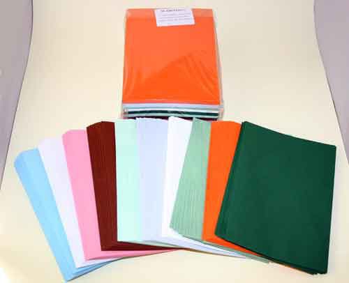 ENV-AS1 100 Briefumschl�ge - 10 Farben - C6 (114mm x 162mm)