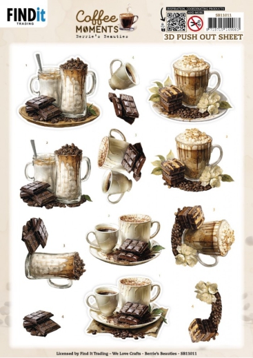 SB11011 BB Stanzbogen Coffee Moments Cacao