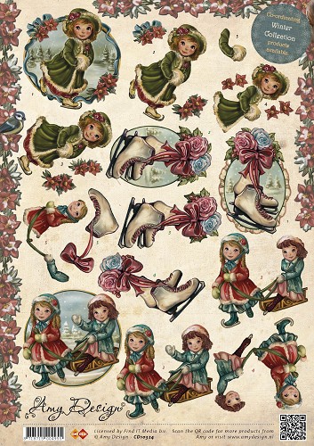 CD10324 AD Schneidebogen Schlittschuhlaufen