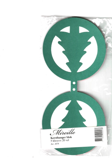 2074tannenbaum 20 gestanzte Doppelkarten