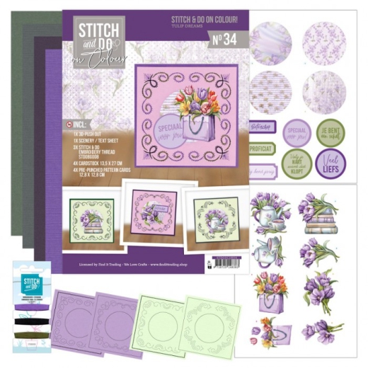 STDOOC10034 Stitch & Do on Colour Tulip Dreams